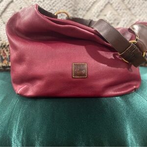 Dooney and Burke Floretine Red Leather